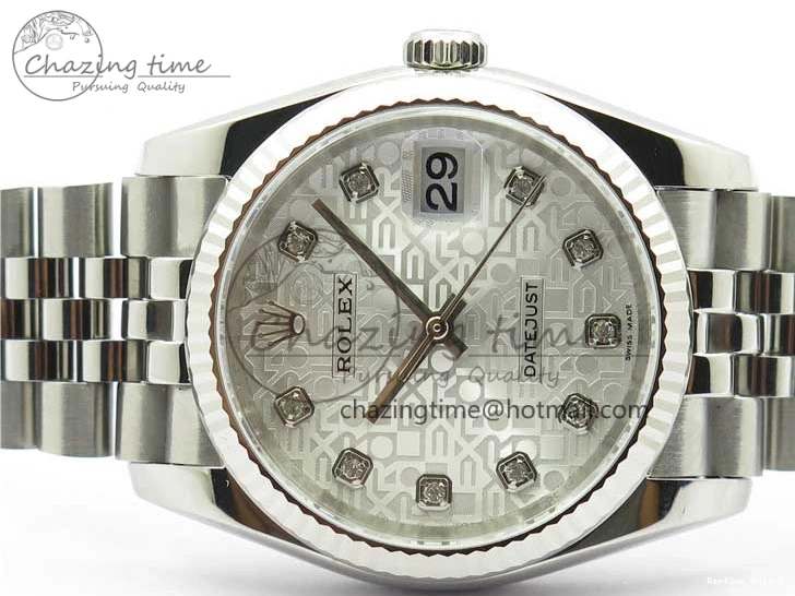 0416 Datejust 36mm 116234 904L SS DJF 1:1 Best Edition Silver Dial Diam Markers On SS Jubilee Bracelet A MoistureWicking 2931